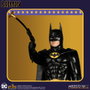 MEZCO TOYZ - Figure Batman 1989 DC Comics - 9,5 cm - Figurine articulée avec bras supplémentaires, batarang et grappin