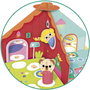 Diset Goula Jeu Boucle d'Or et les trois ours - Jeu de société éducatif 2 en 1 avec plateau réversible et pièces en bois - Multilingue (Français)