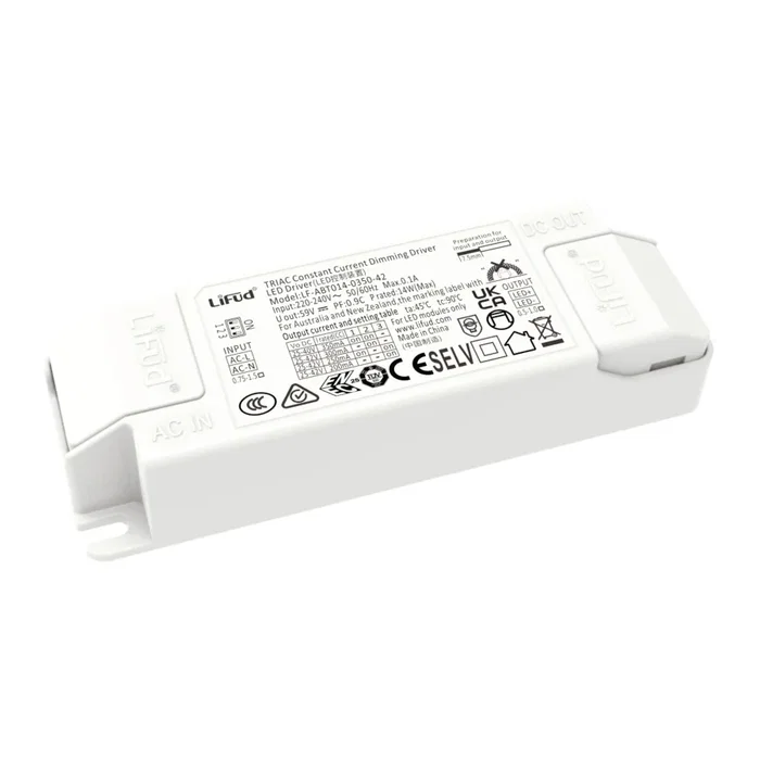 Lifud Driver 14W Graduable 25-40V 200-350mA IP20 Lifud Driver 14W Graduable 25-40V 200-350mA IP20