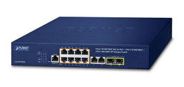 Planet GS-4210-8P2C Commutateur Gigabit PoE+ 8 ports 10/100/1000T, 2 ports cuivre, 2 ports SFP