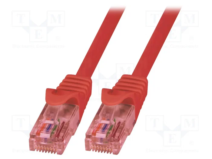 LOGILINK Cordon de raccordement Cat 6 U/UTP 1,5m rouge RJ45 LOGILINK Cordon de raccordement Cat 6 U/UTP 1,5m rouge RJ45