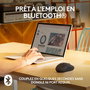 Logitech M240 Souris Bluetooth sans fil silencieuse (clic réduit 90%), autonomie 18 mois, compacte, ambidextre, compatible Windows/macOS/ChromeOS/Android