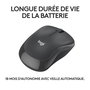 Logitech M240 Souris Bluetooth sans fil silencieuse (clic réduit 90%), autonomie 18 mois, compacte, ambidextre, compatible Windows/macOS/ChromeOS/Android