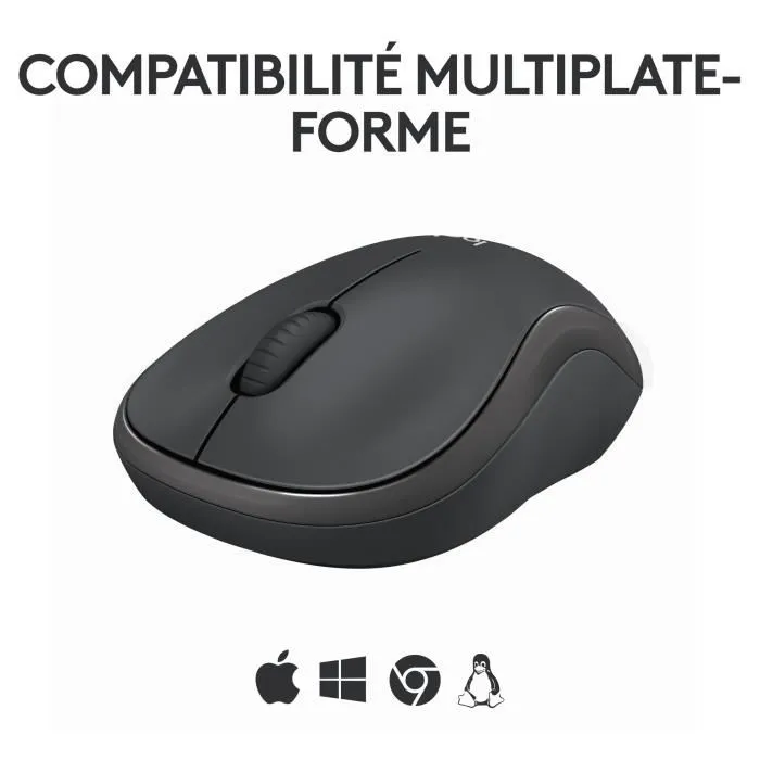 Logitech M240 Silent Souris sans fil Bluetooth, Compacte et Silencieuse, Suivi Fluide, Autonomie 18 Mois, Compatible Windows/macOS/ChromeOS, PC/Mac/Portable/Tablette, Graphite Logitech M240 Silent Souris sans fil Bluetooth, Compacte et Silencieuse, Suivi Fluide, Autonomie 18 Mois, Compatible Windows/macOS/ChromeOS, PC/Mac/Portable/Tablette, Graphite