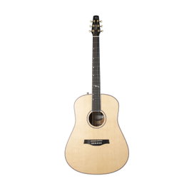 Seagull Artist Mosaic EQ Guitare acoustique électroacoustique Dreadnought caisse acajou table épicéa finition naturelle semi-brillante