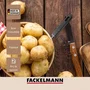 Fackelmann Duo Presse-purée à levier et Fourchette 3 Dents en Acier - Pour Purées de Pommes de Terre, Légumes et Bébé