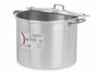 Kinvara Marmite en Aluminium 25 L Diamètre 34 cm Compatible Gaz Four et Lave-vaisselle (Set de 2)