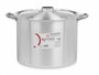 Kinvara Marmite en Aluminium 25 L Diamètre 34 cm Compatible Gaz Four et Lave-vaisselle (Set de 2)