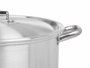 Kinvara Marmite en Aluminium 25 L Diamètre 34 cm Compatible Gaz Four et Lave-vaisselle (Set de 2)