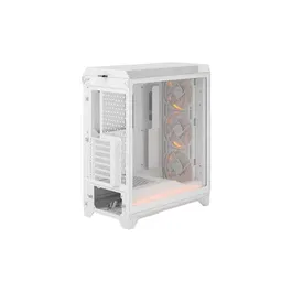 Fractal Design Meshify 3 Ambience Pro RGB Boîtier PC Blanc, E-ATX (277 mm), 3 Ventilateurs Momentum ARGB, USB Type-C 20 Gbps, Éclairage Personnalisable