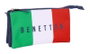Benetton Portatodo Triple "Flag" - Porte-tout Triple Benetton "Flag" 22 x 12 x 3 cm