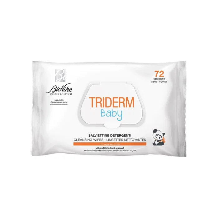 BioNike Triderm Baby Lingettes nettoyantes visage et mains, 72 pcs BioNike Triderm Baby Lingettes nettoyantes visage et mains, 72 pcs
