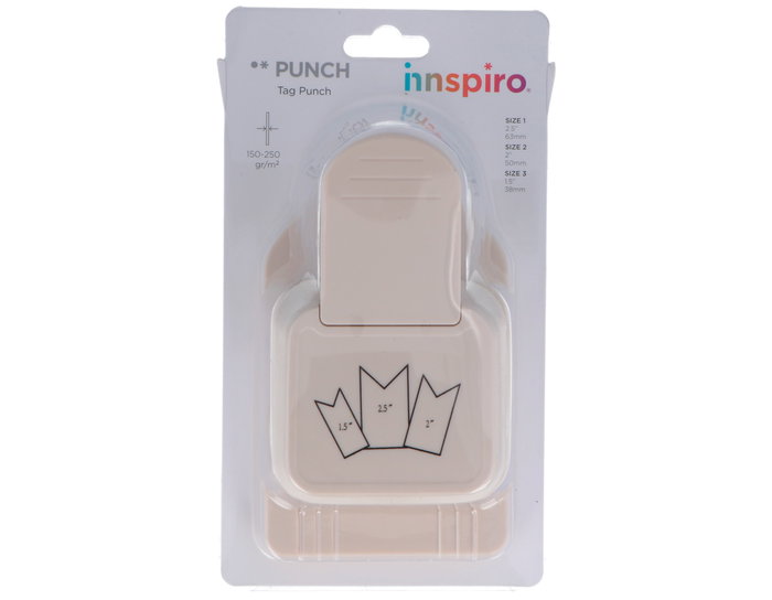 Innspiro Perforatrice 3 en 1 Tag Punch pour fanions