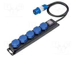 AS SCHWABE Rallonge réseau H07RN-F 3G1,5mm2 4,5m noire