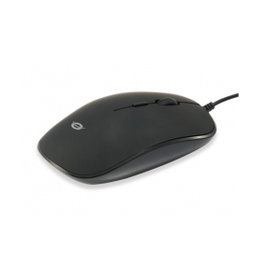 Conceptronic Regas01B Souris Optique USB, Interrupteur DPI (800/1000/1200), Fini Gomme, Noire, Plug and Play