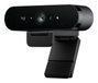 Logitech Brio 4K Webcam - Caméra Web Ultra HD 4K (4096 x 2160), HDR, RightLight 3, 90 FPS, 65°/78°/90°, Micros Intégrés, USB-A, Noir