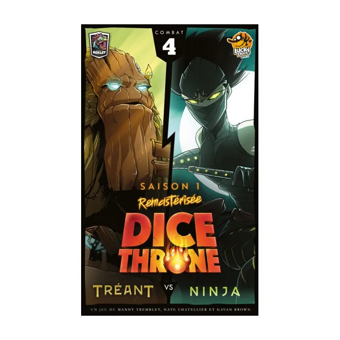 Lucky Duck Games Dice Throne Saison 1 - Treant vs Ninja