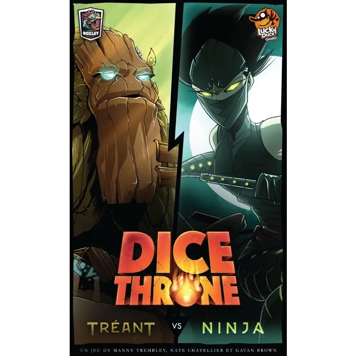 Lucky Duck Games Dice Throne Saison 1 - Treant vs Ninja