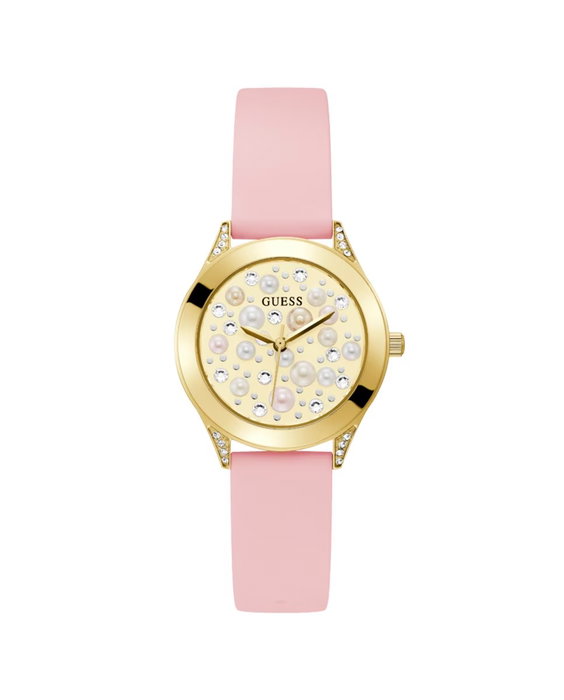Guess GW0381L2 - Montre analogique rose et dorée Guess GW0381L2 - Montre analogique rose et dorée