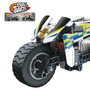 Color Baby - Jeu de Construction Moto de Police à Rétrofriction - 193 Pièces - 7 x 19 x 9 cm