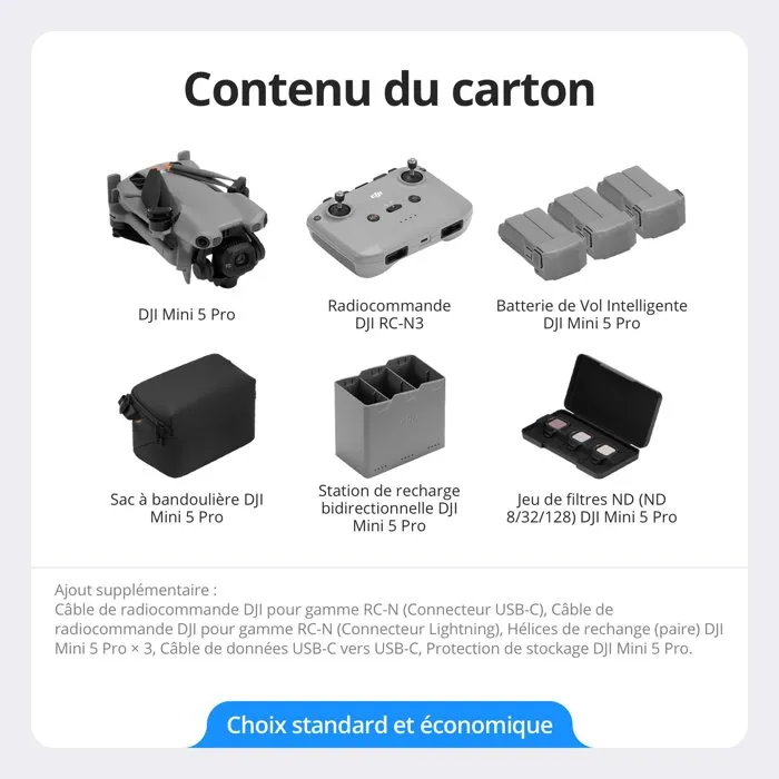 DJI Mini 5 Pro Fly More Combo DJI RC-N3