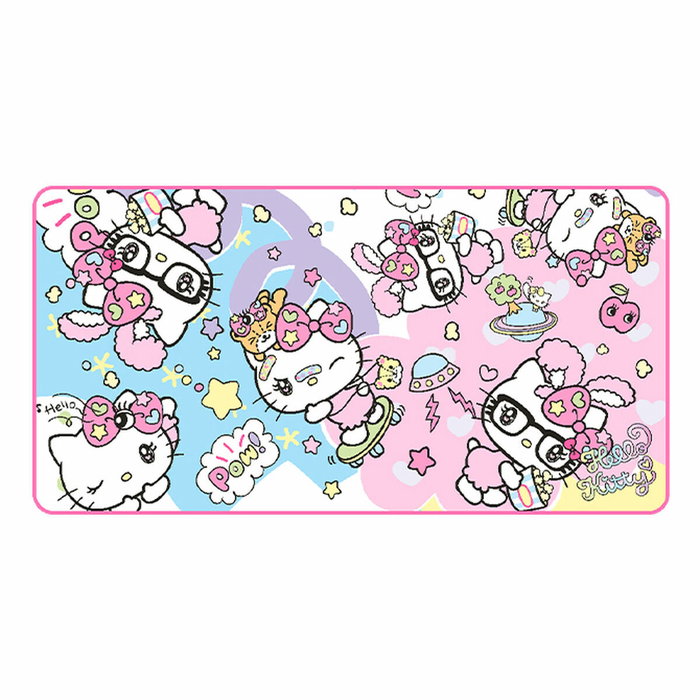 Konix Tapis de souris gaming Hello Kitty XXL 90 x 46 cm