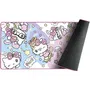 Konix Tapis de souris gaming XXL Hello Kitty 90 x 46 cm Microfibre antidérapante Revers caoutchouc pour bureau