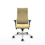 Piqueras Y Crespo Fauteuil Albacete, Similicuir Crème, Mécanisme Synchrone