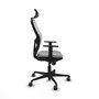 Piqueras y Crespo Chaise de Bureau avec Appui-tête Jorquera 1D036G2 Gris