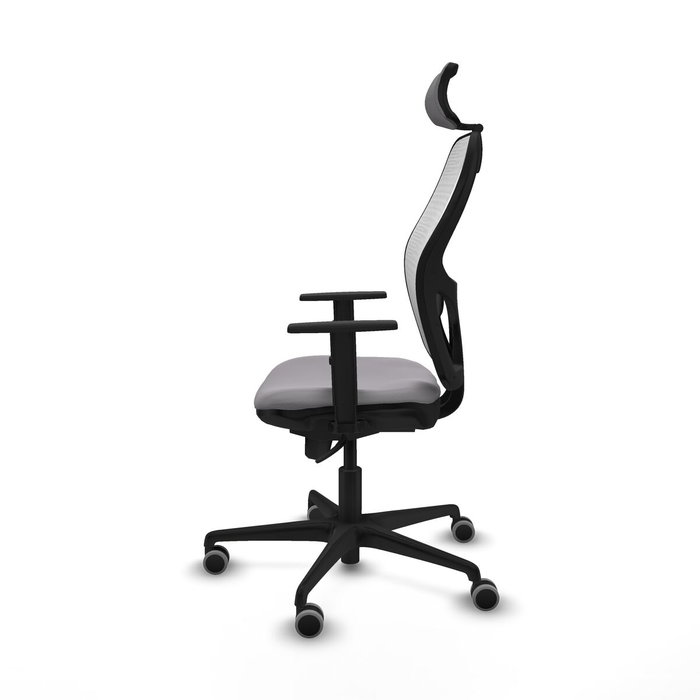 Piqueras y Crespo Chaise de Bureau avec Appui-tête Jorquera 1D036G2 Gris
