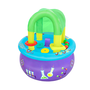 Bestway 52573 Table d'Apprentissage Gonflable 76x76x88 cm pour Enfants +18 Mois Intérieur et Jardin