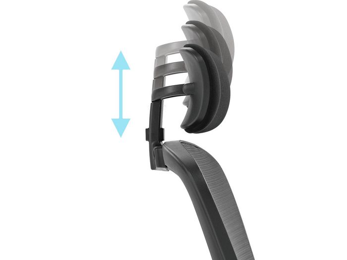 Sandberg Fauteuil de Bureau et Gaming ErgoFusion Basic - Dossier Ergonomique en Maille Respirante avec Soutien Lombaire et Accoudoirs Réglables, Appui-Tête et Inclinaison Ajustables