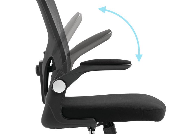 Sandberg Fauteuil de Bureau et Gaming ErgoFusion Basic - Dossier Ergonomique en Maille Respirante avec Soutien Lombaire et Accoudoirs Réglables, Appui-Tête et Inclinaison Ajustables