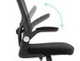 Sandberg Fauteuil de Bureau et Gaming ErgoFusion Basic - Dossier Ergonomique en Maille Respirante avec Soutien Lombaire et Accoudoirs Réglables, Appui-Tête et Inclinaison Ajustables