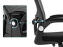 Sandberg Fauteuil de Bureau et Gaming ErgoFusion Basic - Dossier Ergonomique en Maille Respirante avec Soutien Lombaire et Accoudoirs Réglables, Appui-Tête et Inclinaison Ajustables