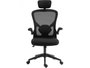 Sandberg Fauteuil de Bureau et Gaming ErgoFusion Basic - Dossier Ergonomique en Maille Respirante avec Soutien Lombaire et Accoudoirs Réglables, Appui-Tête et Inclinaison Ajustables