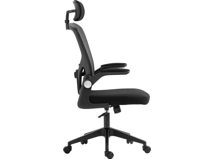 Sandberg Fauteuil de Bureau et Gaming ErgoFusion Basic - Dossier Ergonomique en Maille Respirante avec Soutien Lombaire et Accoudoirs Réglables, Appui-Tête et Inclinaison Ajustables