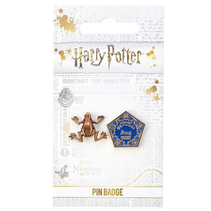 THE CARAT SHOP - Épingle Broche Grenouille en Chocolat Harry Potter - 6 x 97 x 70 mm THE CARAT SHOP - Épingle Broche Grenouille en Chocolat Harry Potter - 6 x 97 x 70 mm