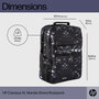 HP Sac à dos Campus XL imprimé marbre, sécurisé avec compartiment pour ordinateur portable 16 pouces, imperméable