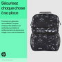 HP Sac à dos Campus XL imprimé marbre, sécurisé avec compartiment pour ordinateur portable 16 pouces, imperméable