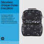 HP Sac à dos Campus XL imprimé marbre, sécurisé avec compartiment pour ordinateur portable 16 pouces, imperméable