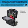 HP Sac à dos Campus XL imprimé marbre, sécurisé avec compartiment pour ordinateur portable 16 pouces, imperméable