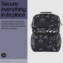 HP Sac à dos Campus XL imprimé marbre, sécurisé avec compartiment pour ordinateur portable 16 pouces, imperméable