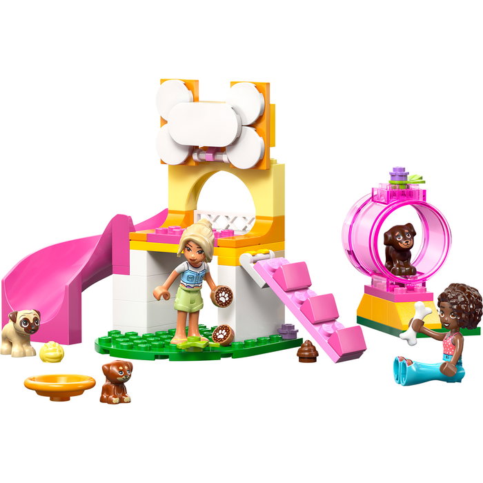 LEGO Friends Parc d'Aventures pour Chiots 42665 Jeu de Construction pour Enfants 4 Ans+ avec Aliya Sara et 3 Chiens
