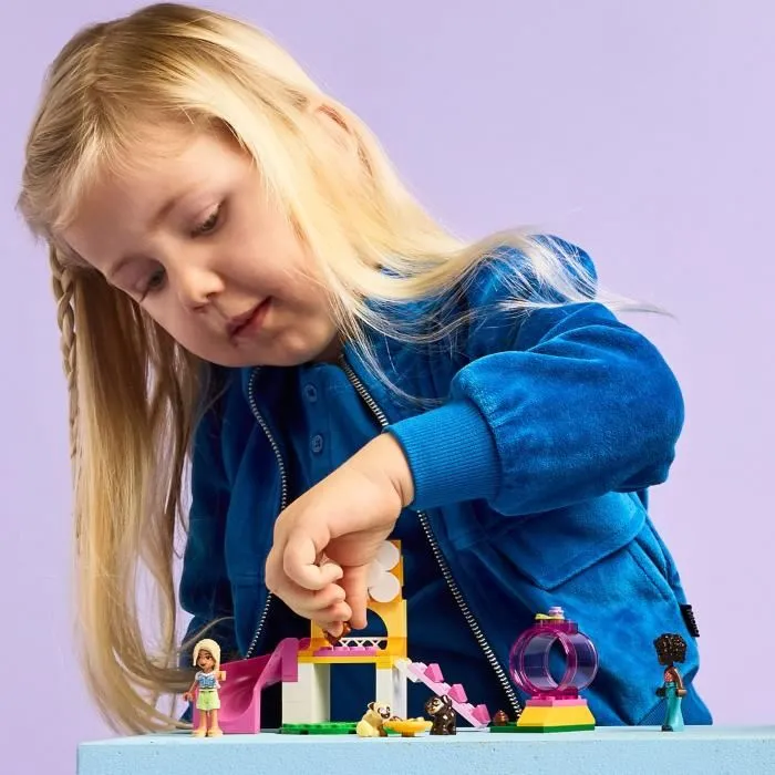 LEGO Friends 42665 L'Aire de Jeux des Chiots - Parc d'Aventures pour Cachorros avec Toboggan et Chiots