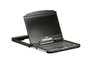 Aten Console KVM LCD CL3700 - Écran 18,5" Full HD 1920x1080 avec clavier intégré, ports USB et HDMI pour rack et contrôle à distance