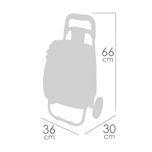 Decuevas Chariot de Courses Honey Rose 66x30x36 cm - À partir de 3 ans