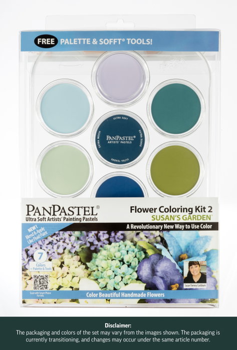 Panpastel Estuche de flores para colorear 2 Susan's Garden