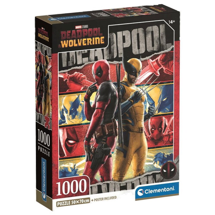 Clementoni Puzzle Marvel Deadpool 1000 pièces Clementoni Puzzle Marvel Deadpool 1000 pièces