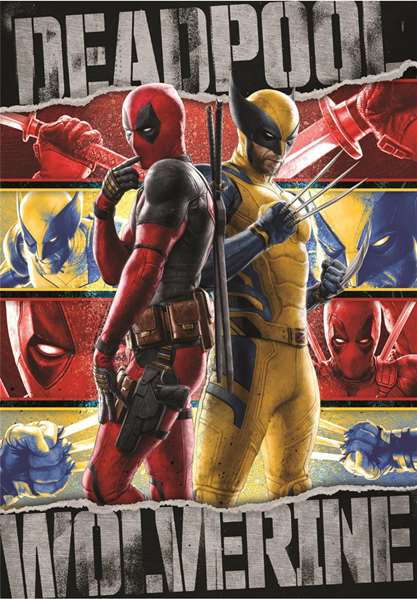CLEMENTONI - Puzzle Deadpool Marvel 1000 pièces - 70 x 50 cm CLEMENTONI - Puzzle Deadpool Marvel 1000 pièces - 70 x 50 cm
